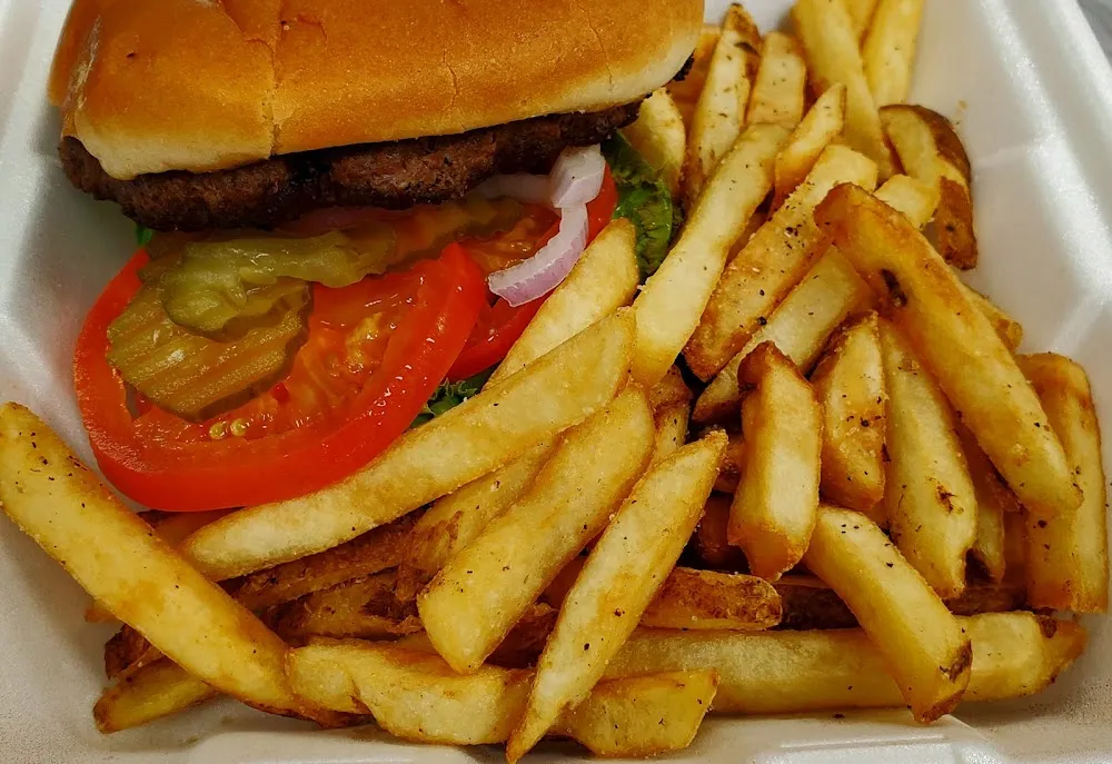 Cheese Burger Basket